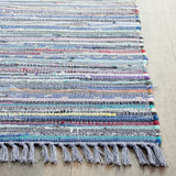 Safavieh Rag Rug 2'-3" x 10'-0" Rug in Purple / Multi
