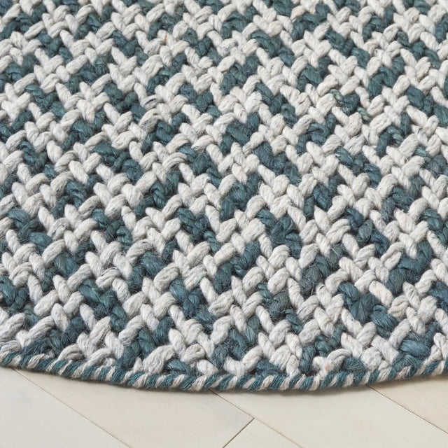 Safavieh Natural Fiber Couture 6'-0" x 6'-0" Rug in Teal / Grey