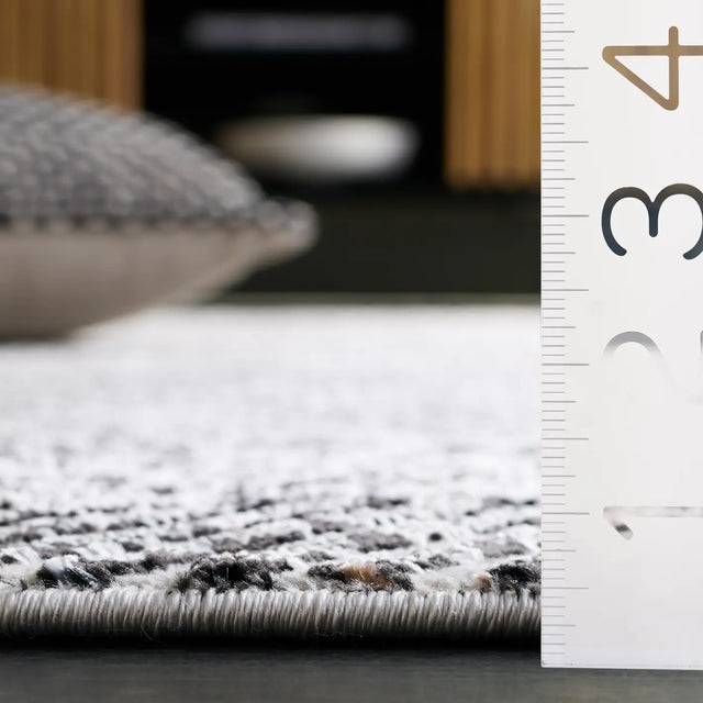Safavieh Mila 4'-0" x 6'-0" Rug in Ivory / Grey Black