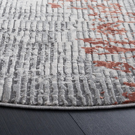 Safavieh Invista 6'-7" x 6'-7" Rug in Grey / Light Grey