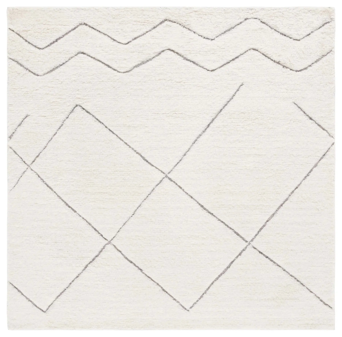 Safavieh Kenya 6'-0" x 6'-0" Rug in Ivory / Grey