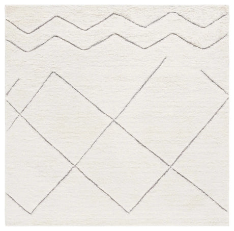Safavieh Kenya 6'-0" x 6'-0" Rug in Ivory / Grey