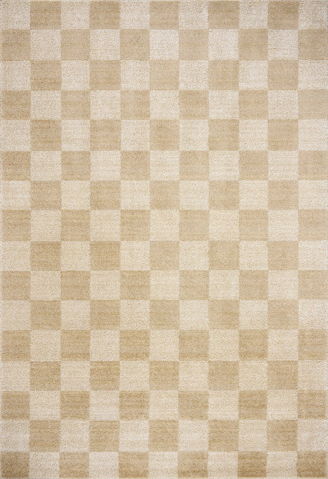 Chris Loves Julia x Loloi Calvin CLV-01 Wheat / Ivory Rug - main flat