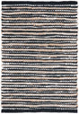 Safavieh Vintage Leather 2'-0" x 3'-0" Rug in Black / Ivory