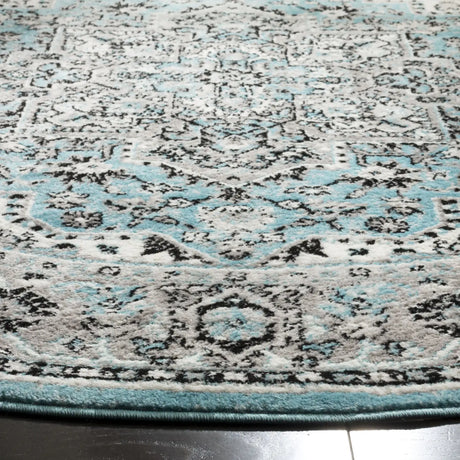 Safavieh Skyler 6'-7" x 6'-7" Rug in Blue / Ivory