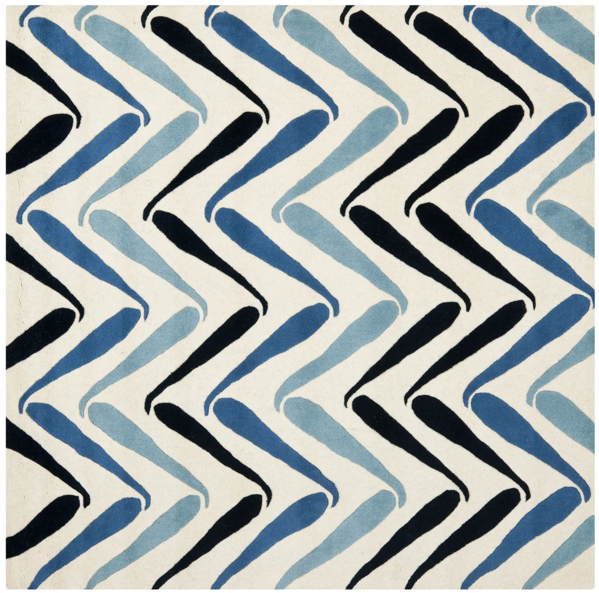 Safavieh Soho 6'-0" x 6'-0" Rug in Ivory / Blue