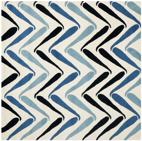 Safavieh Soho 6'-0" x 6'-0" Rug in Ivory / Blue