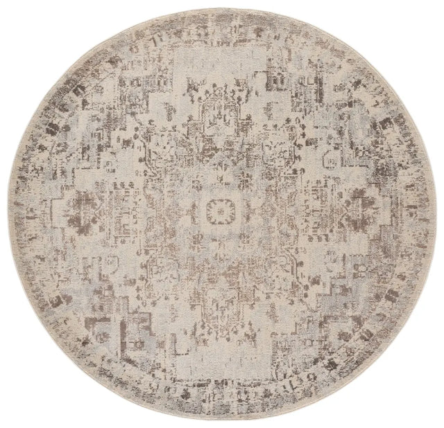 Safavieh Madison 6'-7" x 6'-7" Rug in Ivory / Beige Grey