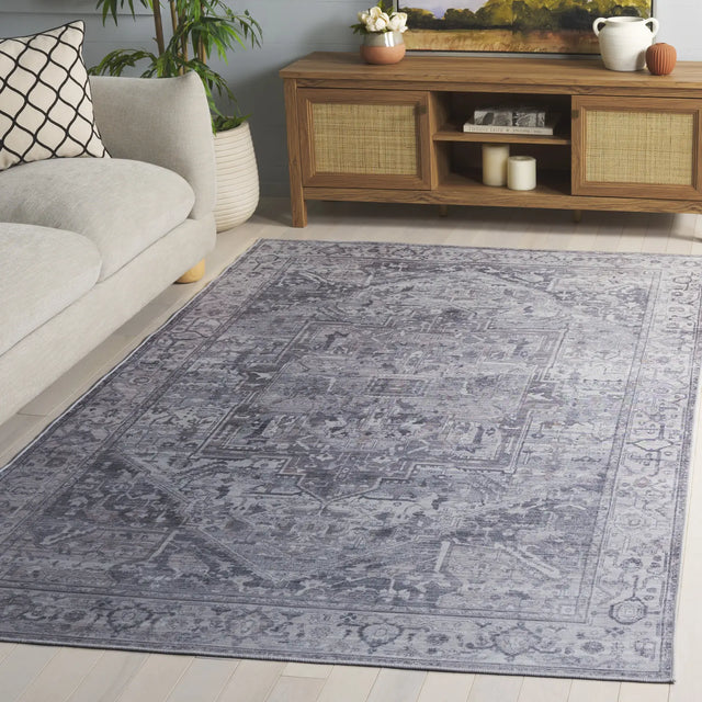 Safavieh Tucson 4'-0" x 6'-0" Rug in Grey / Light Grey