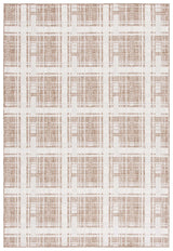 Safavieh Beach House 4'-0" x 6'-0" Rug in Brown / Ivory