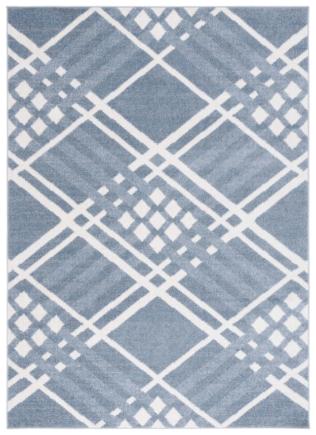 Safavieh Blair Washable 4'-0" x 6'-0" Rug in Blue / Ivory