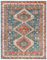 Safavieh Samarkand 10'-0" x 14'-0" Rug in Blue / Red
