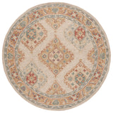 Safavieh Metro 6'-0" x 6'-0" Rug in Beige / Rust