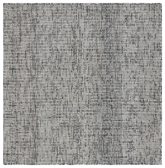 Safavieh Abstract 6'-0" x 6'-0" Rug in Dark Grey / Ivory
