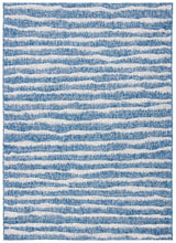 Safavieh Courtyard 4'-5" x 6'-5" Rug in Navy / Grey