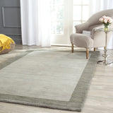 Safavieh Himalaya 4'-0" x 6'-0" Rug in Light Grey / Dark Grey