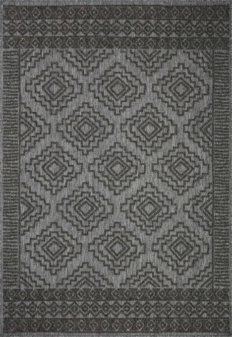 Loloi Rainier Rai-06 Grey/Charcoal Rug - main flat