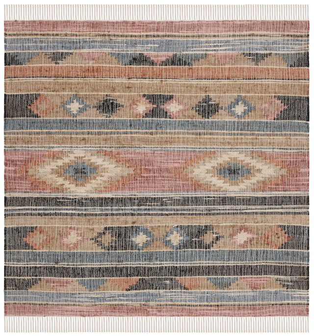 Safavieh Kilim 6'-0" x 6'-0" Rug in Blue / Rust