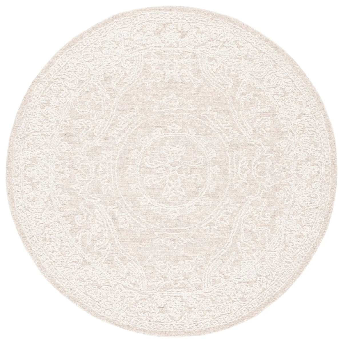 Safavieh Abstract 6'-0" x 6'-0" Rug in Ivory / Beige