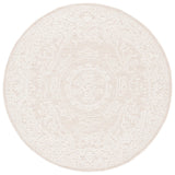 Safavieh Abstract 6'-0" x 6'-0" Rug in Ivory / Beige