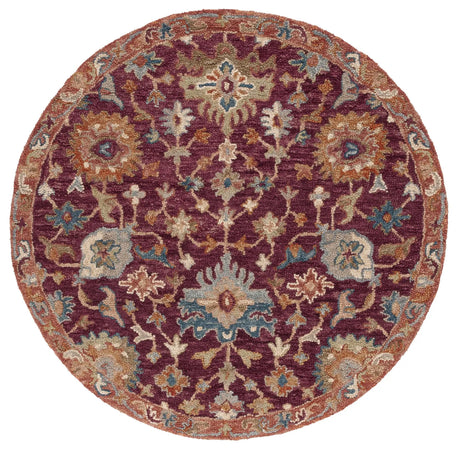 Safavieh Aspen 5'-0" x 5'-0" Rug in Red / Pink