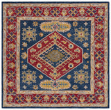 Safavieh Aspen 7'-0" x 7'-0" Rug in Red / Blue