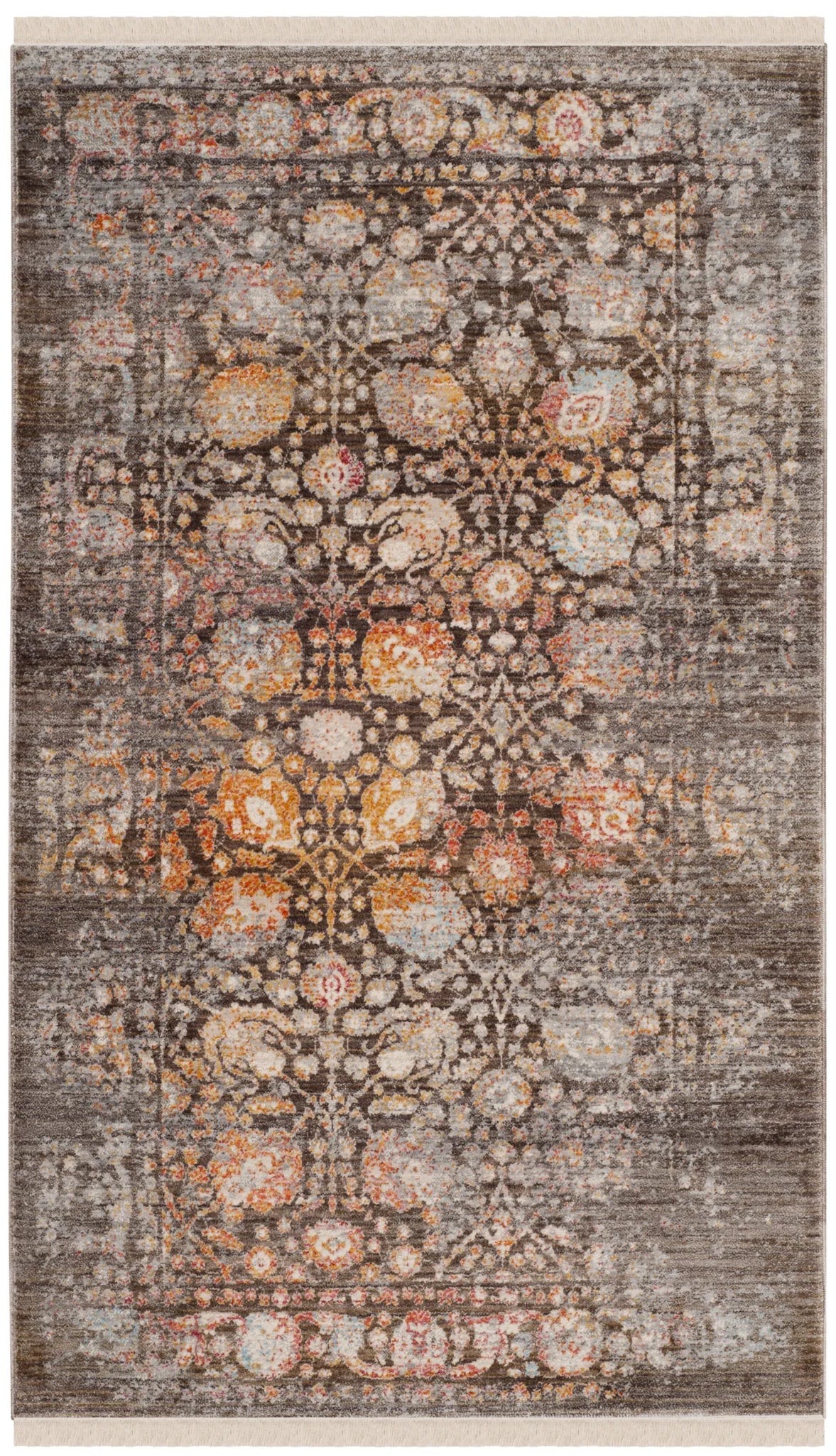 Safavieh Vintage Persian 3'-0" x 5'-0" Rug in Brown / Multi