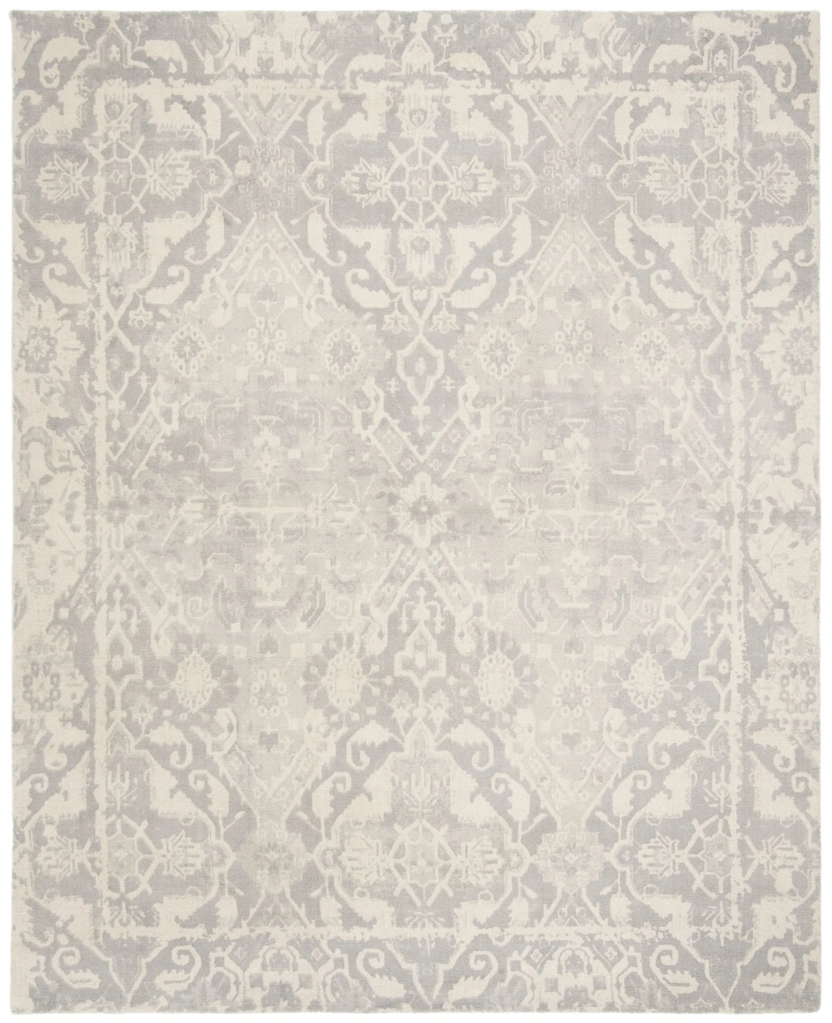 Safavieh Restoration Vintage 10'-0" x 14'-0" Rug in Light Grey / Ivory