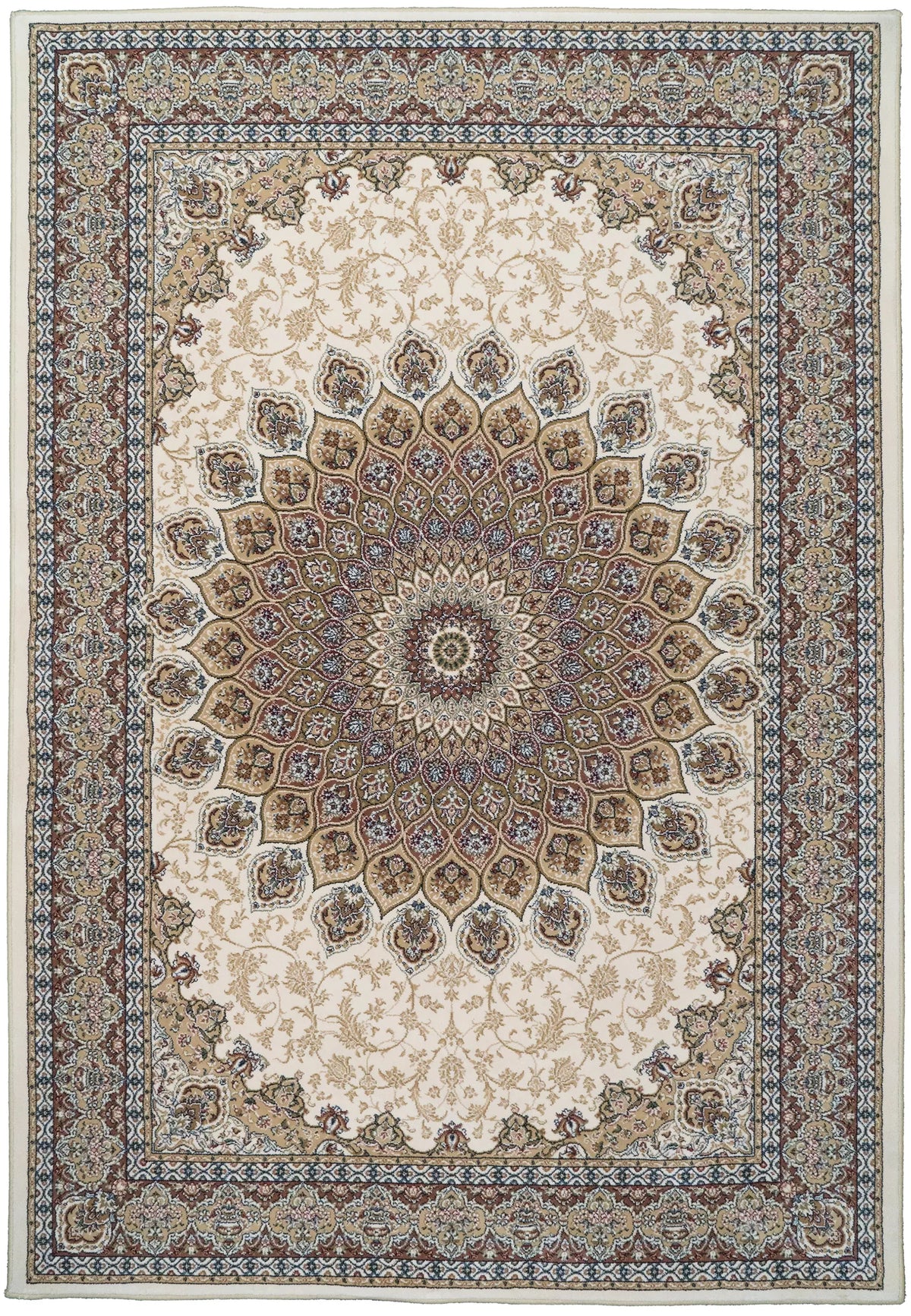 Dynamic Rugs Ancient Garden 57090 Ivory Rugs - Rectangular