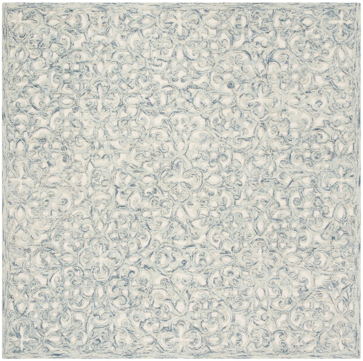 Safavieh Martha Stewart 6'-0" x 6'-0" Rug in Blue / Ivory