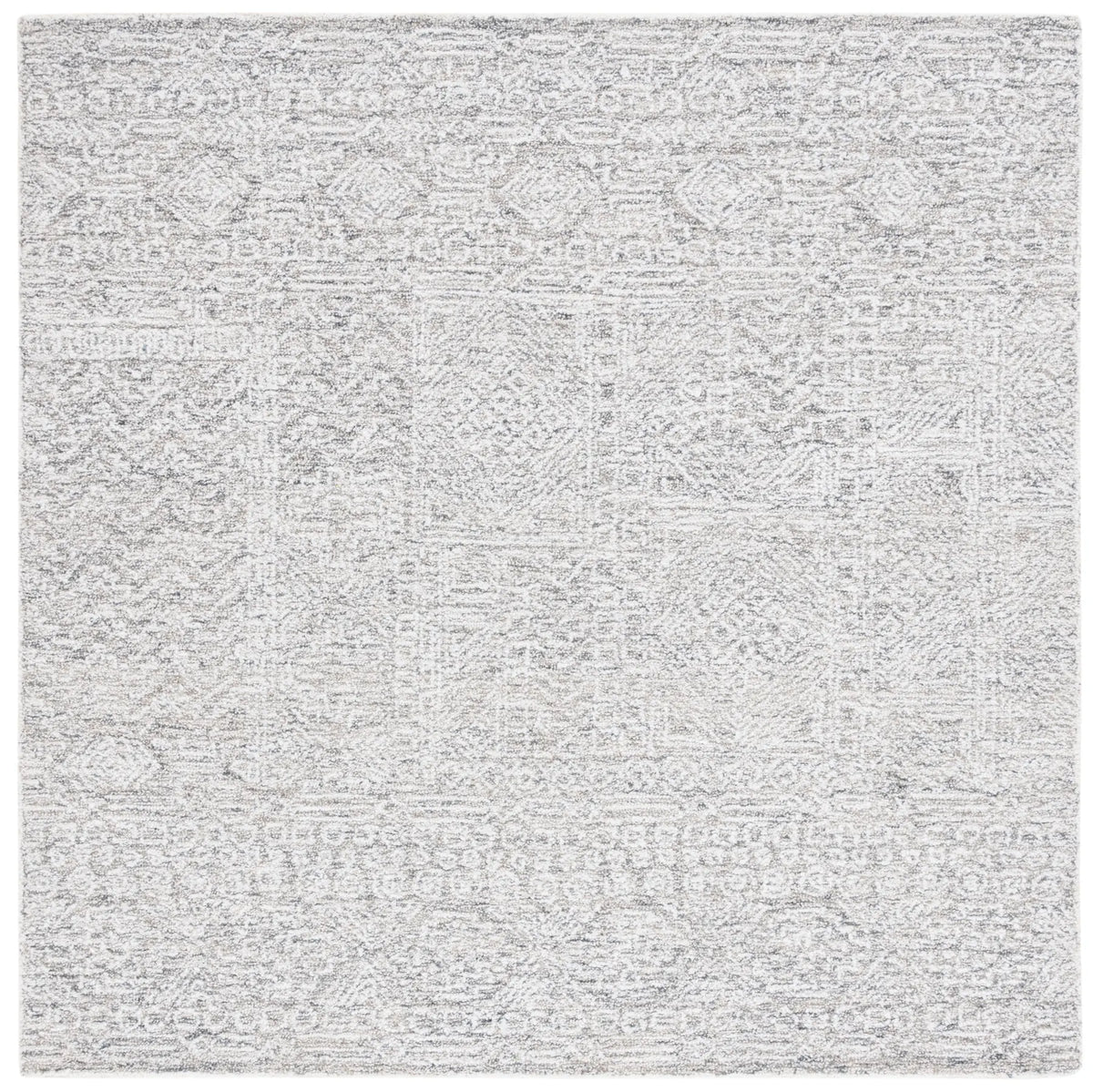 Safavieh Ebony 6'-0" x 6'-0" Rug in Grey / Ivory
