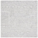 Safavieh Ebony 6'-0" x 6'-0" Rug in Grey / Ivory