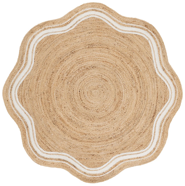 Safavieh Natural Fiber 6'-0" x 6'-0" Rug in Natural / Bleach