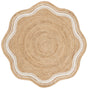 Safavieh Natural Fiber 6'-0" x 6'-0" Rug in Natural / Bleach