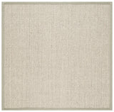 Safavieh Natural Fiber 6'-0" x 6'-0" Rug in Grey