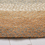 Safavieh Braided 5'-0" x 5'-0" Rug in Ivory / Green