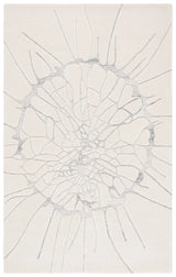 Safavieh Mykonos 4'-0" x 6'-0" Rug in Ivory / Silver