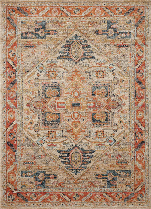 Loloi Jocelyn Joc-01 Sand/Multi Rugs - main flat