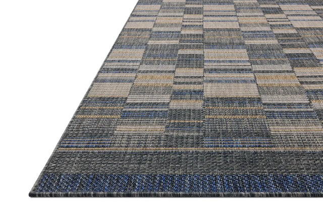 Loloi Birch BIR-04 Denim / Gold Rug - rug corner