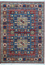 Dynamic Rugs Wade 18604 Power Loomed Transitional Red/Multi Rug - Rectangular