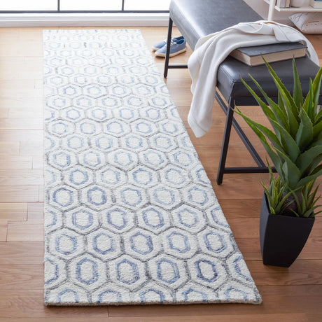 Safavieh Metro 2'-3" x 9'-0" Rug in Ivory / Blue
