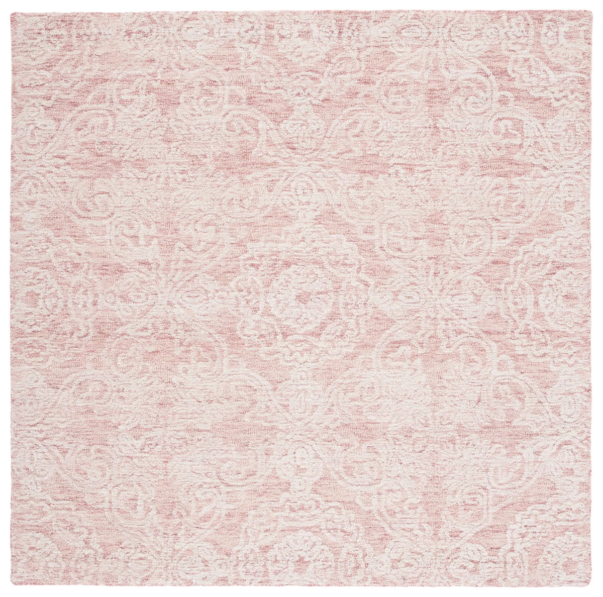 Safavieh Metro 6'-0" x 6'-0" Rug in Dark Pink / Ivory