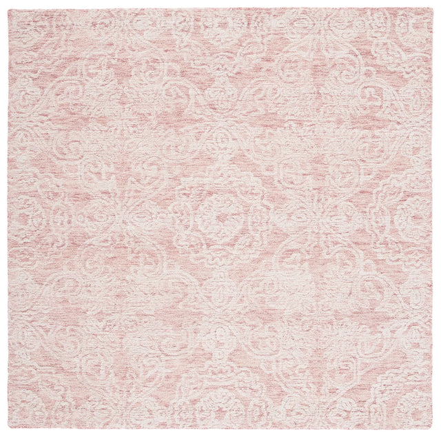 Safavieh Metro 6'-0" x 6'-0" Rug in Dark Pink / Ivory