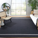 Safavieh Kilim 10'-0" x 14'-0" Rug in Black / Ivory