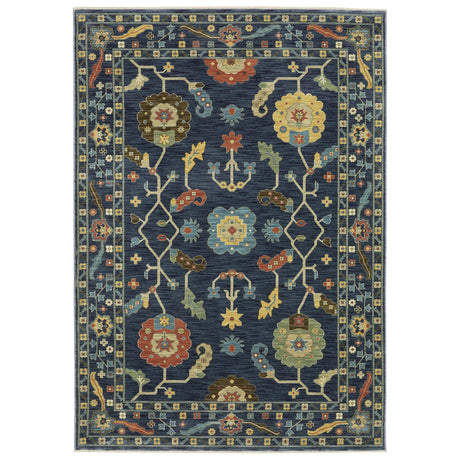 Oriental Weavers Sphinx Francesca Fr03F Blue/ Multi Rug - main flat