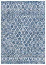 Safavieh Courtyard 5'-3" x 7'-7" Rug in Navy / Grey