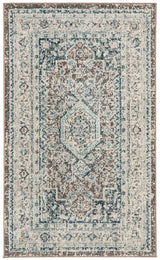 Safavieh Phoenix 100 3'-0" x 5'-0" Rug in Grey / Blue