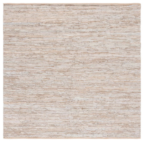 Safavieh Vintage Leather 6'-0" x 6'-0" Rug in Beige