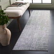 Safavieh Bayside 2'-2" x 8'-0" Rug in Green / Grey