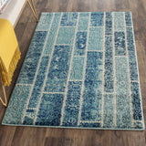 Safavieh Monaco 3'-0" x 5'-0" Rug in Blue / Multi